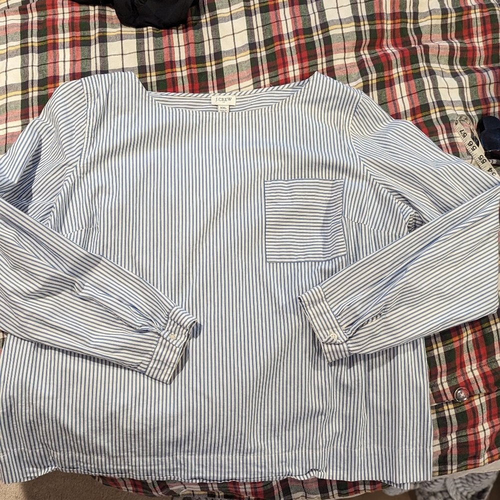 J Crew striped top XXL